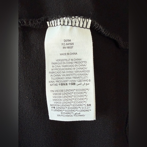 Boden Bella Ponte Midi Dress Classic Minimalist Solid Black Plus Size 16-18 - Picture 9 of 11